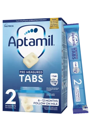 Aptamil® Follow On Milk Tabs, x24 sachets