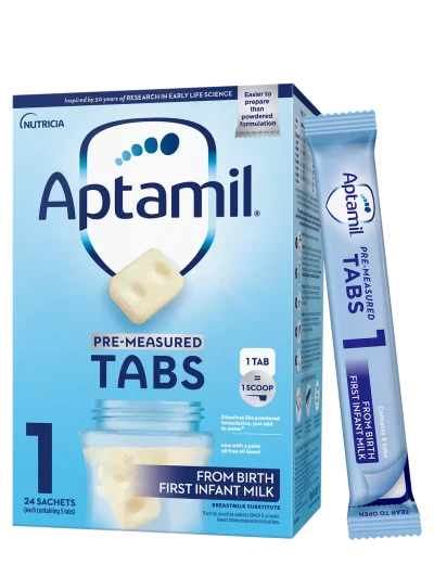 Aptamil® First Infant Milk Tabs, x24 sachets